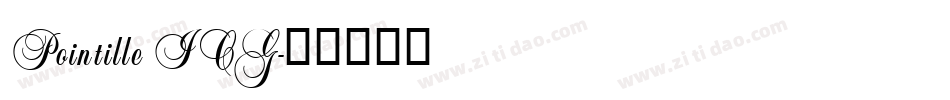 Pointille ICG字体转换